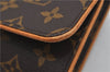 Authentic Louis Vuitton Monogram Pochette Twin GM Shoulder Bag M51852 LV 5024F