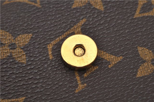 Authentic Louis Vuitton Monogram Pochette Twin GM Shoulder Bag M51852 LV 5024F