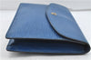 Authentic Louis Vuitton Epi Montaigne 27 Clutch Bag Blue M52655 LV 5026D