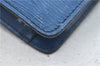 Authentic Louis Vuitton Epi Montaigne 27 Clutch Bag Blue M52655 LV 5026D