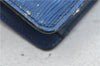 Authentic Louis Vuitton Epi Montaigne 27 Clutch Bag Blue M52655 LV 5026D