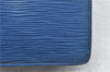 Authentic Louis Vuitton Epi Montaigne 27 Clutch Bag Blue M52655 LV 5026D