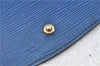 Authentic Louis Vuitton Epi Montaigne 27 Clutch Bag Blue M52655 LV 5026D