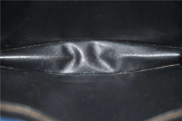 Authentic Louis Vuitton Epi Montaigne 27 Clutch Bag Blue M52655 LV 5026D