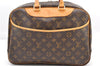 Authentic Louis Vuitton Monogram Deauville Hand Bag M47270 LV 5026F