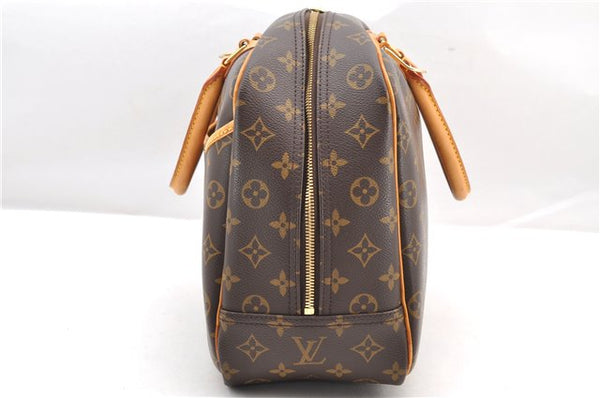 Authentic Louis Vuitton Monogram Deauville Hand Bag M47270 LV 5026F