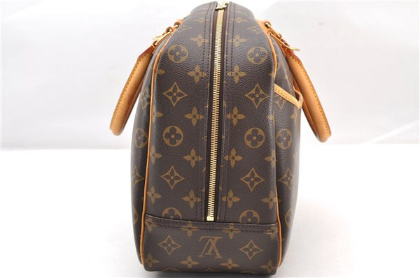 Authentic Louis Vuitton Monogram Deauville Hand Bag M47270 LV 5026F
