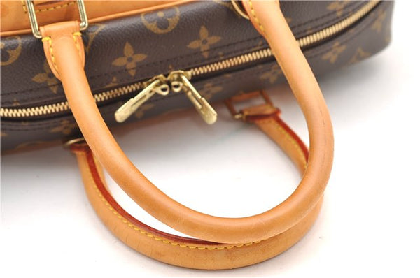 Authentic Louis Vuitton Monogram Deauville Hand Bag M47270 LV 5026F