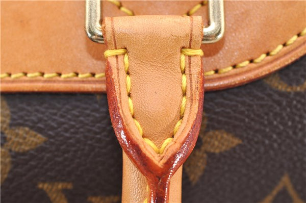 Authentic Louis Vuitton Monogram Deauville Hand Bag M47270 LV 5026F