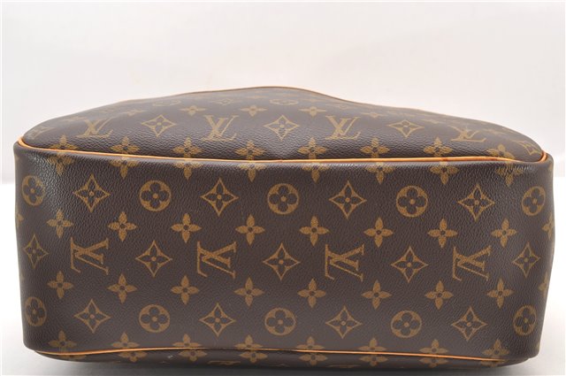 Authentic Louis Vuitton Monogram Deauville Hand Bag M47270 LV 5026F