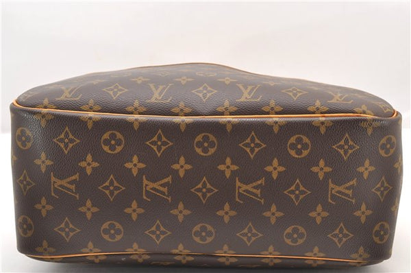 Authentic Louis Vuitton Monogram Deauville Hand Bag M47270 LV 5026F