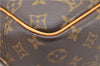 Authentic Louis Vuitton Monogram Deauville Hand Bag M47270 LV 5026F