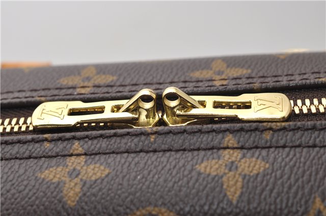 Authentic Louis Vuitton Monogram Deauville Hand Bag M47270 LV 5026F