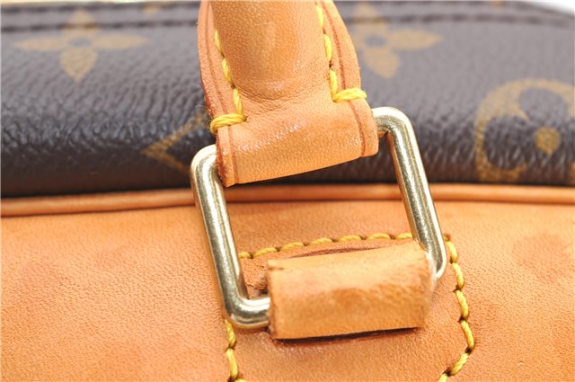 Authentic Louis Vuitton Monogram Deauville Hand Bag M47270 LV 5026F