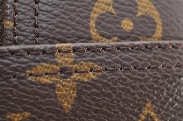 Authentic Louis Vuitton Monogram Deauville Hand Bag M47270 LV 5026F
