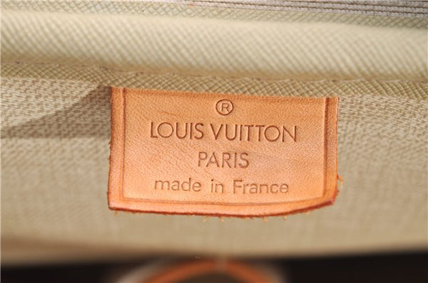 Authentic Louis Vuitton Monogram Deauville Hand Bag M47270 LV 5026F