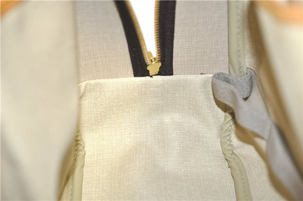 Authentic Louis Vuitton Monogram Deauville Hand Bag M47270 LV 5026F