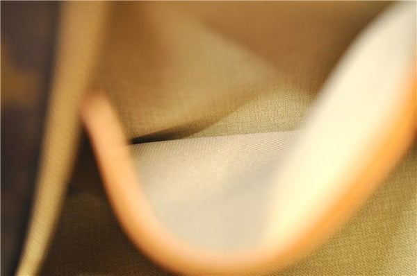 Authentic Louis Vuitton Monogram Deauville Hand Bag M47270 LV 5026F