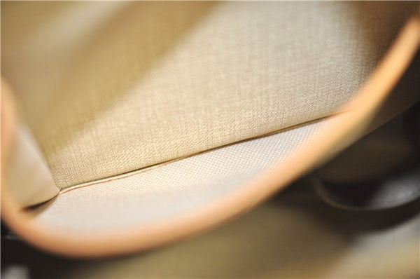 Authentic Louis Vuitton Monogram Deauville Hand Bag M47270 LV 5026F