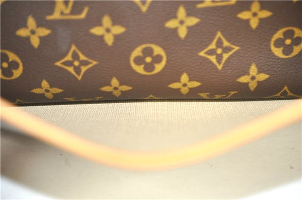 Authentic Louis Vuitton Monogram Deauville Hand Bag M47270 LV 5026F