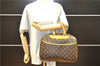 Authentic Louis Vuitton Monogram Deauville Hand Bag M47270 LV 5026F