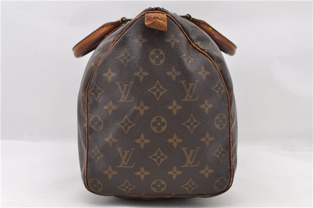 Authentic LOUIS VUITTON Monogram Speedy 35 Hand Bag M41524 LV Junk 5027C