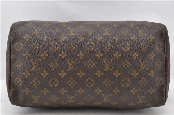 Authentic LOUIS VUITTON Monogram Speedy 35 Hand Bag M41524 LV Junk 5027C