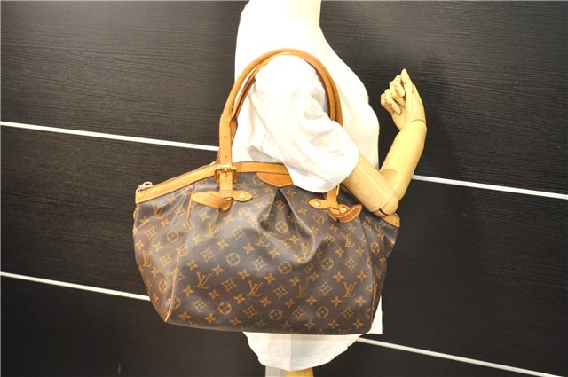 Authentic Louis Vuitton Monogram Tivoli GM Hand Bag M40144 LV 5027D