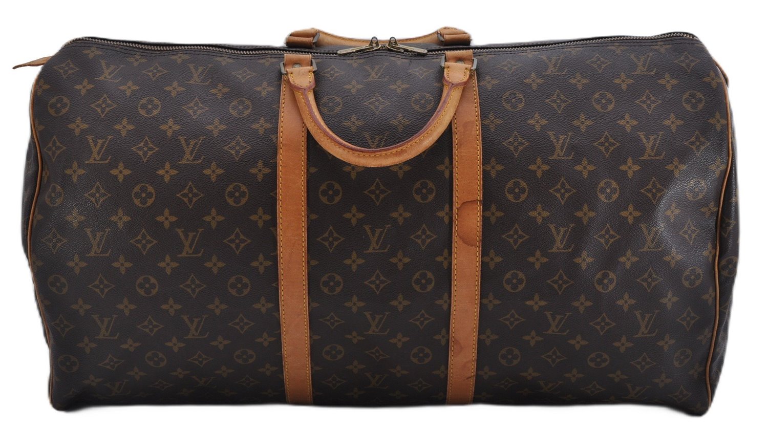 Authentic Louis Vuitton Monogram Keepall 60 Travel Boston Bag M41422 LV 5027F