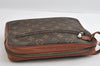 Authentic Louis Vuitton Monogram Pochette Sport Clutch Hand Bag Old Model 5027I