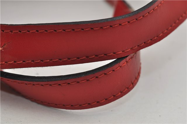 Authentic Louis Vuitton Epi Soufflot Hand Bag Red M52227 LV 5028F
