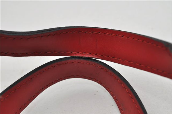 Authentic Louis Vuitton Epi Soufflot Hand Bag Red M52227 LV 5028F