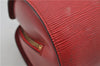 Authentic Louis Vuitton Epi Soufflot Hand Bag Red M52227 LV 5028F