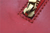 Authentic Louis Vuitton Epi Soufflot Hand Bag Red M52227 LV 5028F