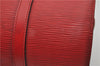 Authentic Louis Vuitton Epi Soufflot Hand Bag Red M52227 LV 5028F