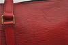Authentic Louis Vuitton Epi Soufflot Hand Bag Red M52227 LV 5028F