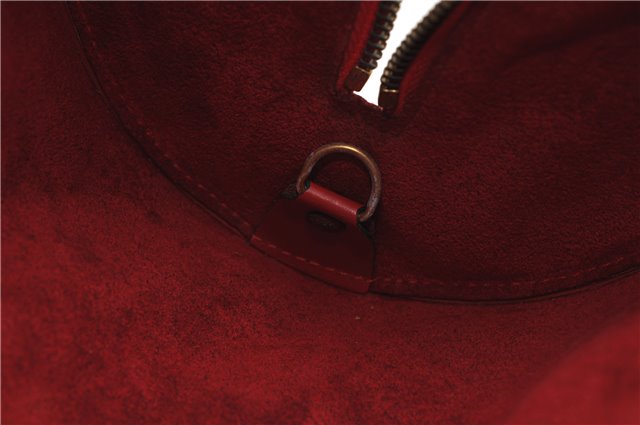 Authentic Louis Vuitton Epi Soufflot Hand Bag Red M52227 LV 5028F