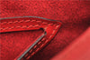 Authentic Louis Vuitton Epi Soufflot Hand Bag Red M52227 LV 5028F