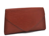 Authentic Louis Vuitton Epi Arts Deco Clutch Bag Brown M52633 LV 5029D