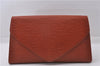 Authentic Louis Vuitton Epi Arts Deco Clutch Bag Brown M52633 LV 5029D