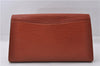 Authentic Louis Vuitton Epi Arts Deco Clutch Bag Brown M52633 LV 5029D