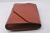 Authentic Louis Vuitton Epi Arts Deco Clutch Bag Brown M52633 LV 5029D