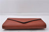 Authentic Louis Vuitton Epi Arts Deco Clutch Bag Brown M52633 LV 5029D