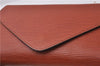 Authentic Louis Vuitton Epi Arts Deco Clutch Bag Brown M52633 LV 5029D