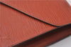 Authentic Louis Vuitton Epi Arts Deco Clutch Bag Brown M52633 LV 5029D
