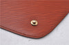 Authentic Louis Vuitton Epi Arts Deco Clutch Bag Brown M52633 LV 5029D