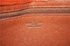 Authentic Louis Vuitton Epi Arts Deco Clutch Bag Brown M52633 LV 5029D