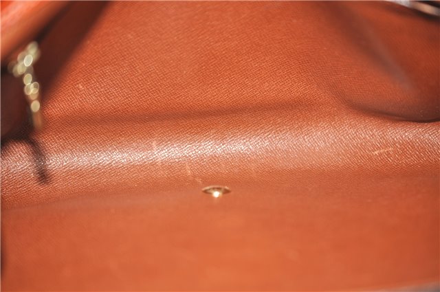 Authentic Louis Vuitton Epi Arts Deco Clutch Bag Brown M52633 LV 5029D