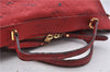 Auth Louis Vuitton Monogram Empreinte Bastille PM 2Way Tote Bag M41169 Red 5030D