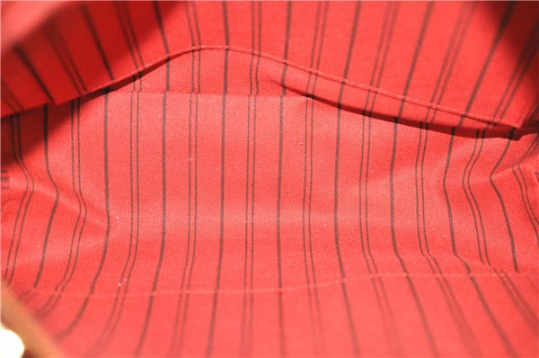 Auth Louis Vuitton Monogram Empreinte Bastille PM 2Way Tote Bag M41169 Red 5030D